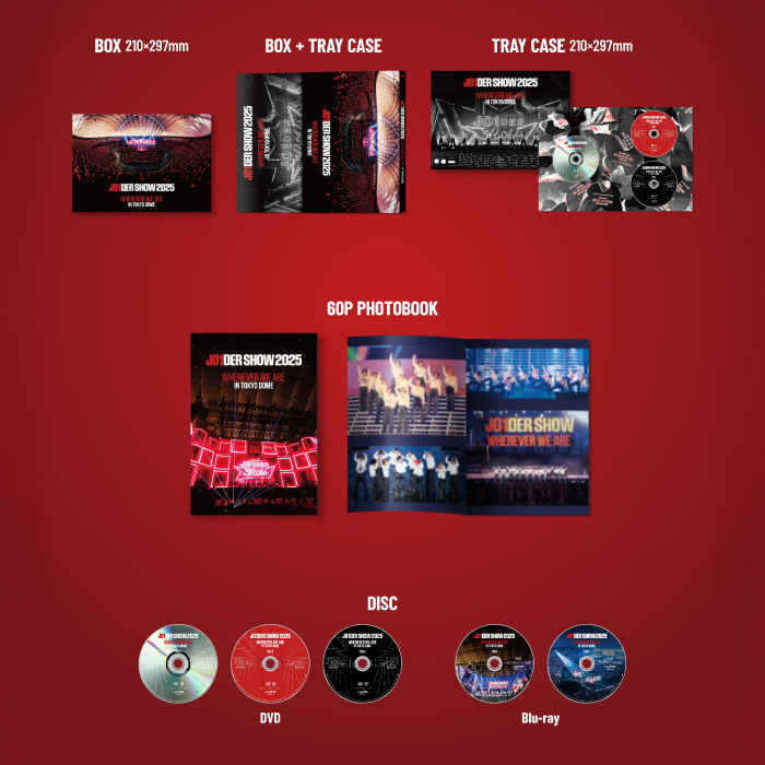 「JO1DER SHOW 2025 'WHEREVER WE ARE' IN TOKYO DOME」FC限定版【DVD 3枚組】