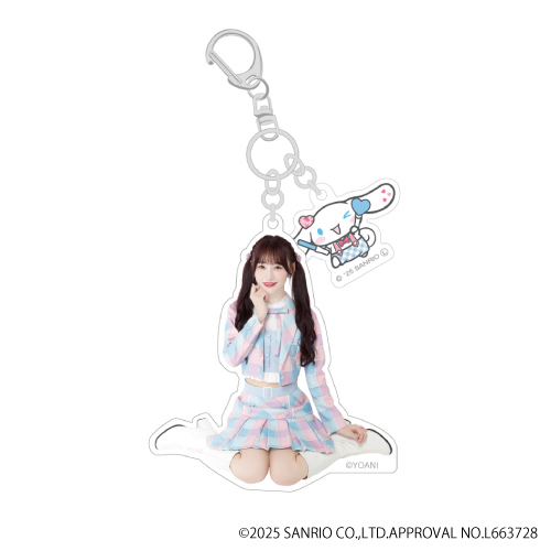 シナモロール×=LOVE 個別アクリルキーホルダー