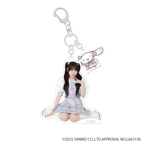 シナモロール×=LOVE 個別アクリルキーホルダー