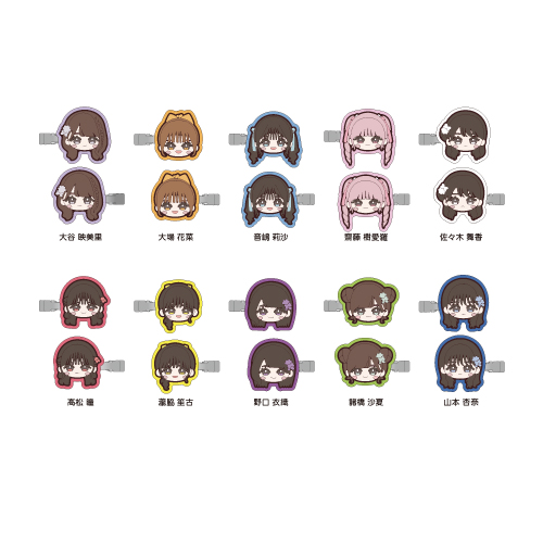 ＝LOVE まえがみクリップ（ぬいぐるみイラスト）