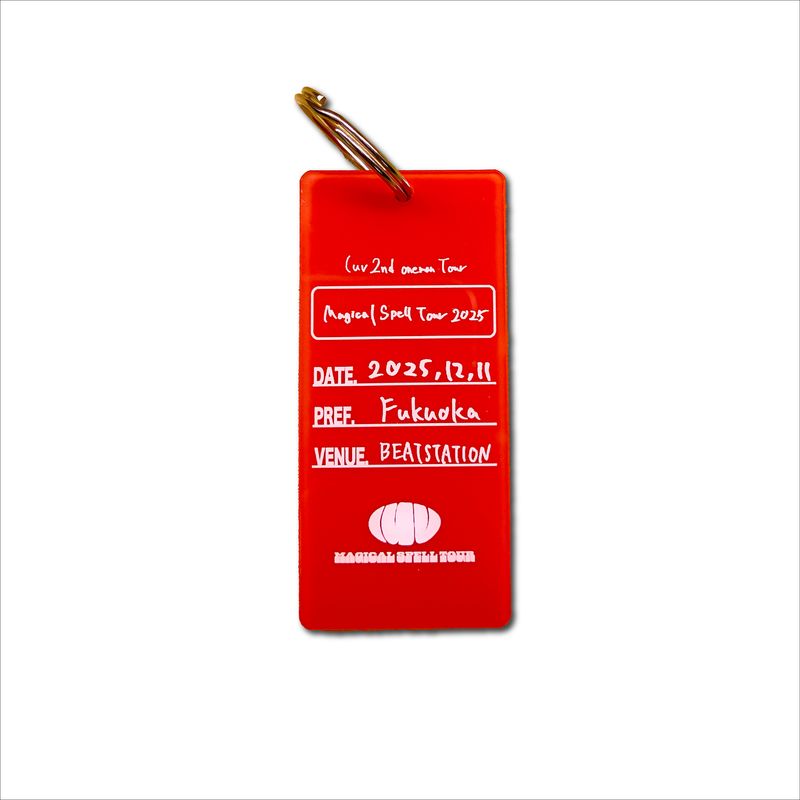 【luv】Magical acrylic keyholder(Fukuoka)