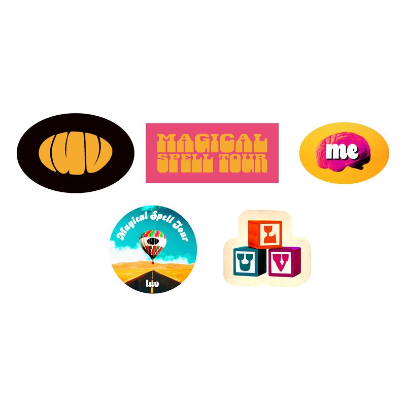 【luv】Magical sticker set