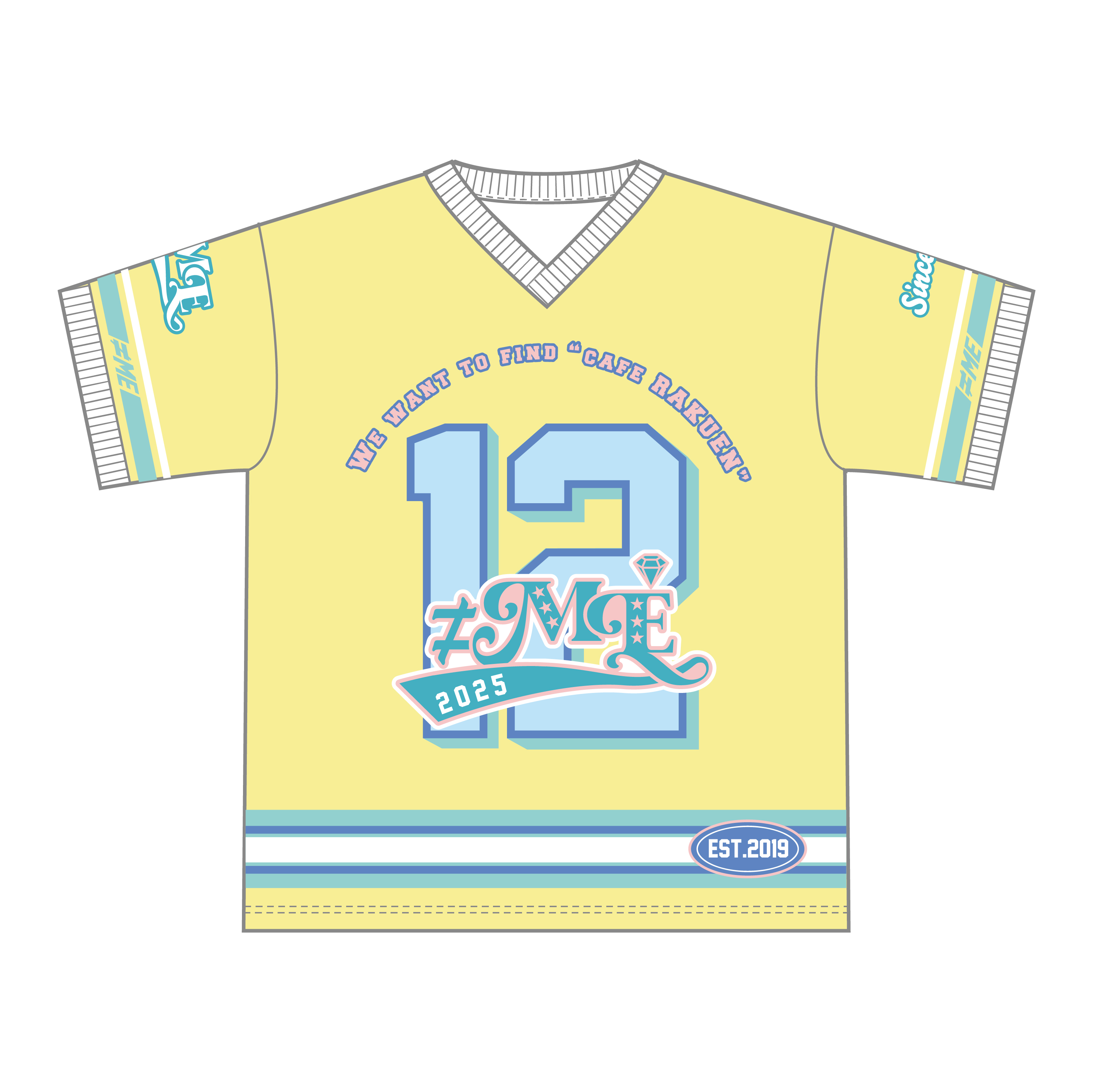 メンバーカラーユニフォームTシャツ 落合希来里