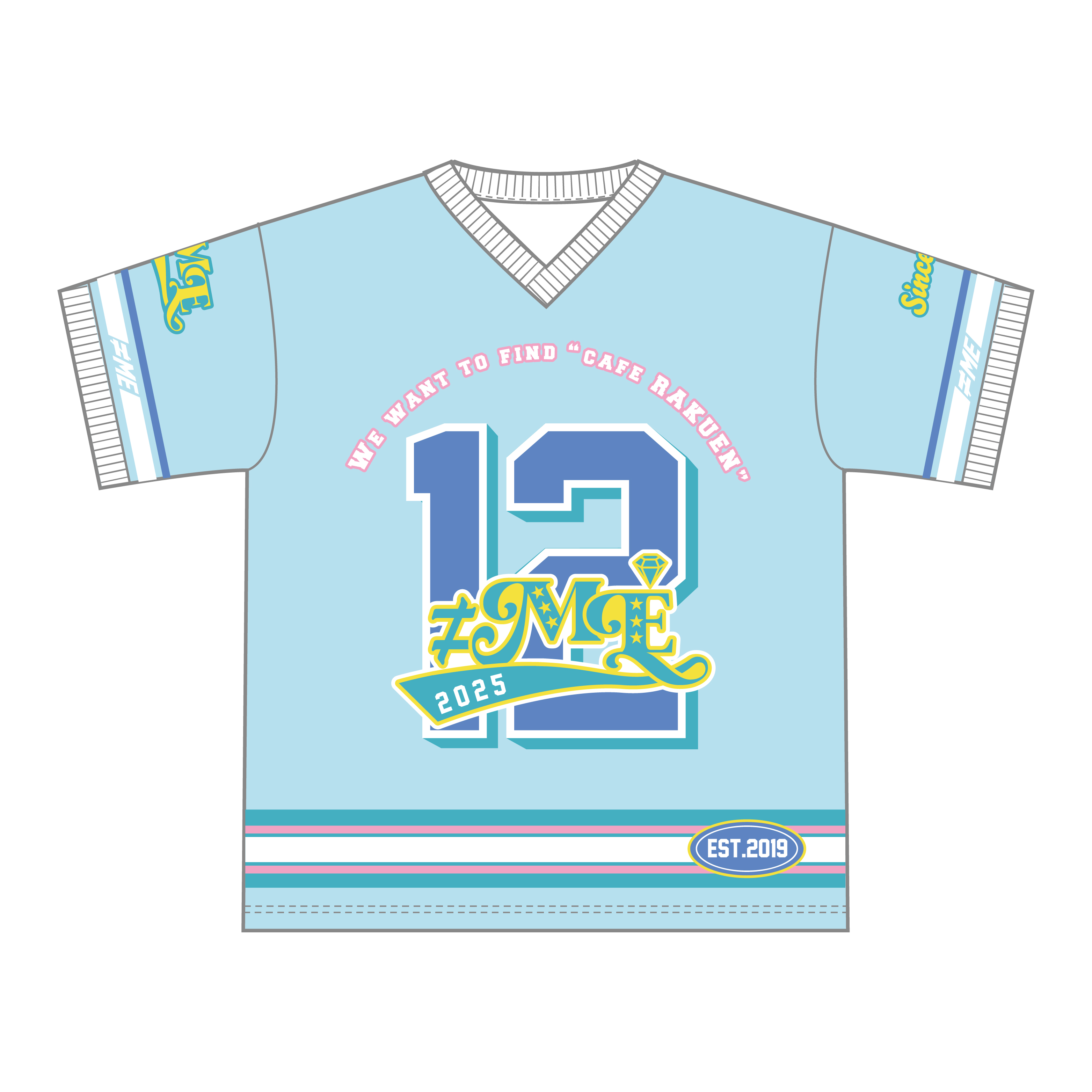 メンバーカラーユニフォームTシャツ 菅波美玲