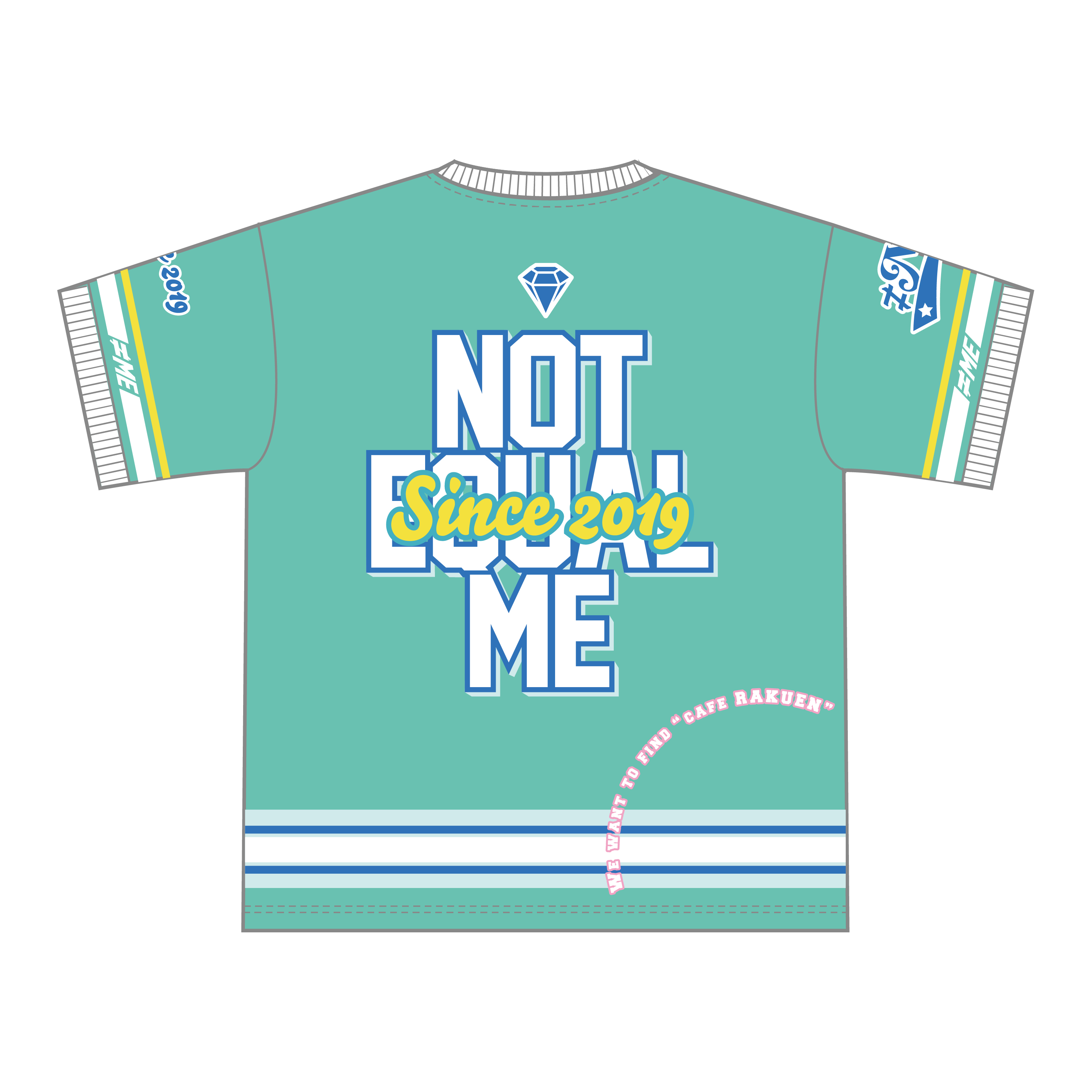 メンバーカラーユニフォームTシャツ 冨田菜々風
