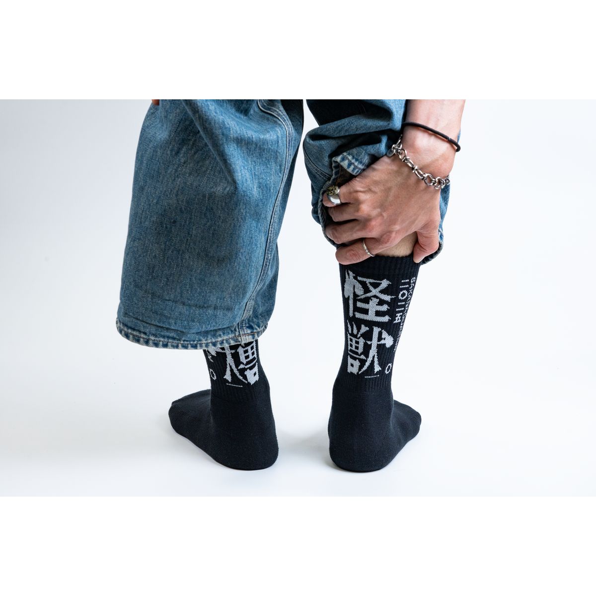 【受注販売】SOCKS “怪獣” / BLACK