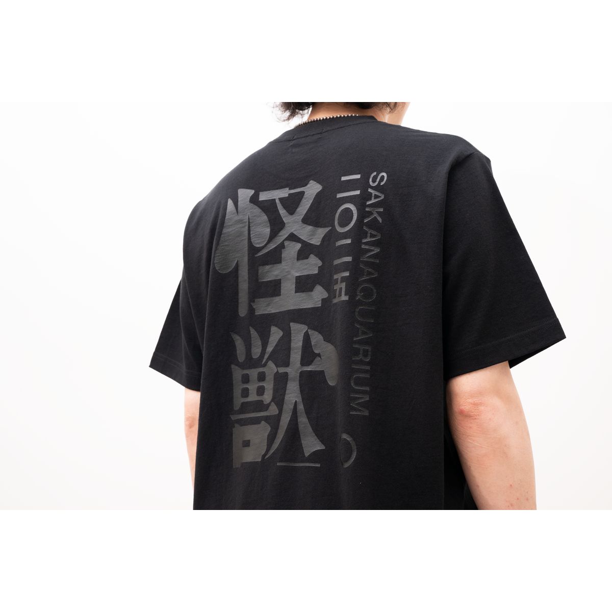 “怪獣” FOAM TEE / BLACK