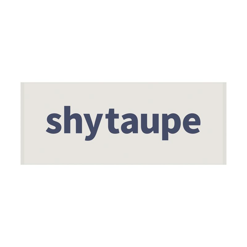 【シャイトープ】Logo Face Towel/Ivory