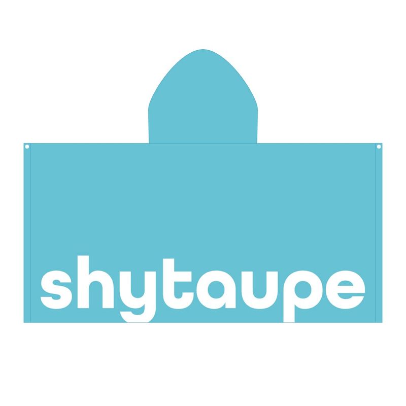 【シャイトープ】Hooded Towel/Sky blue
