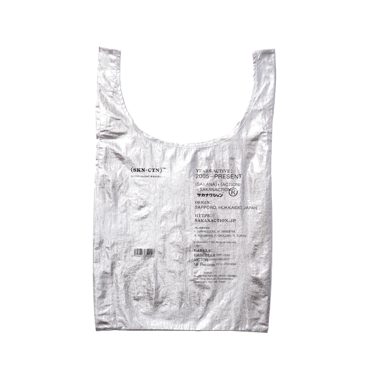 GROCERY NYLON BAG SILVER