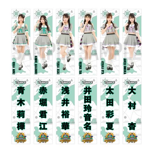 【チームE】推しステッカー2枚セット（17th Anniversary ver.） 