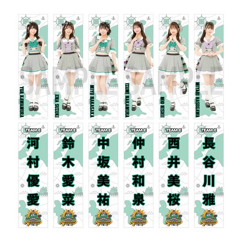 【チームE】推しステッカー2枚セット（17th Anniversary ver.） 