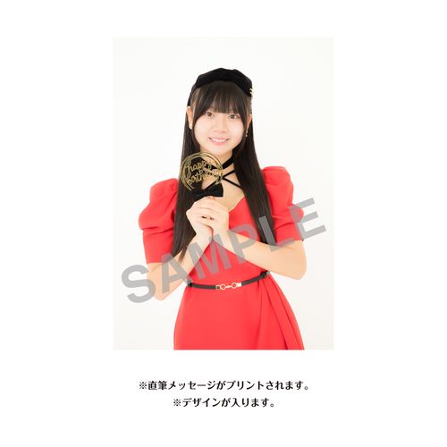 佐々木希美　生誕記念Tシャツ＆メッセージ入り生写真（2025年10月度）