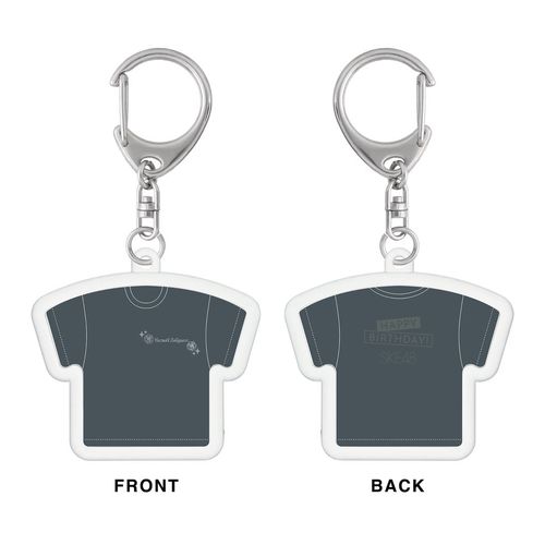 石黒友月　生誕記念Tシャツ型アクリルキーホルダー（2025年10月度）