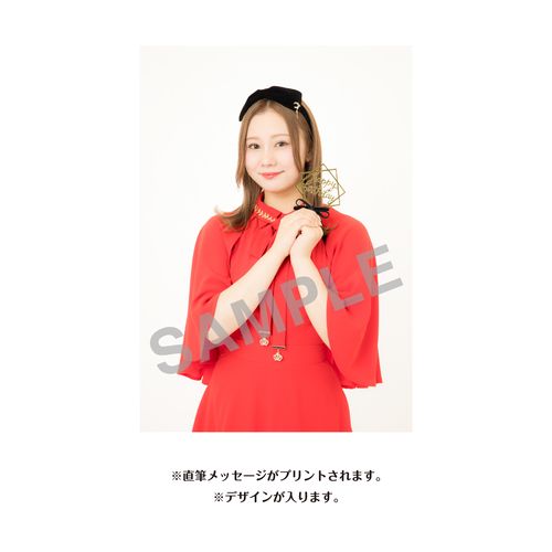 松本慈子　生誕記念Tシャツ＆メッセージ入り生写真（2025年11月度）