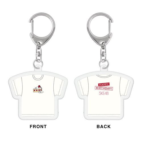 長谷川雅　生誕記念Tシャツ型アクリルキーホルダー（2025年11月度）