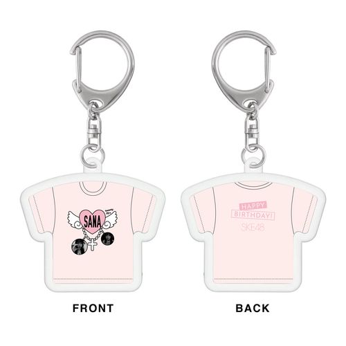 雲井紗菜　生誕記念Tシャツ型アクリルキーホルダー（2025年11月度）