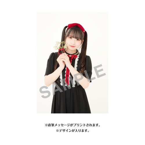 鈴木恋奈　生誕記念Tシャツ＆メッセージ入り生写真（2025年12月度）