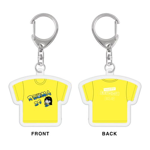 井田玲音名　生誕記念Tシャツ型アクリルキーホルダー（2025年12月度）