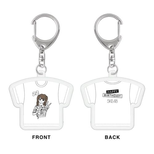 鈴木愛菜　生誕記念Tシャツ型アクリルキーホルダー（2026年1月度）