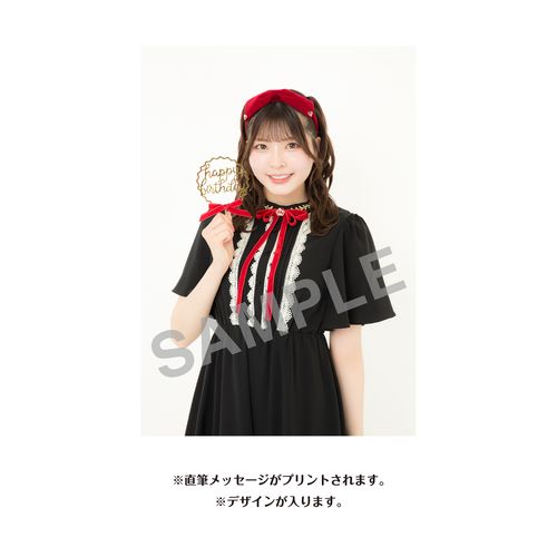 鈴木愛菜　生誕記念Tシャツ＆メッセージ入り生写真（2026年1月度）