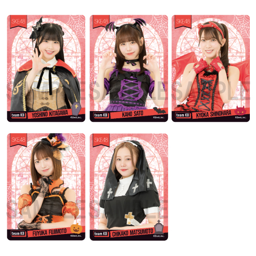 SKE48 2025 HALLOWEEN GOODS クリアトレーディングカード チームKII