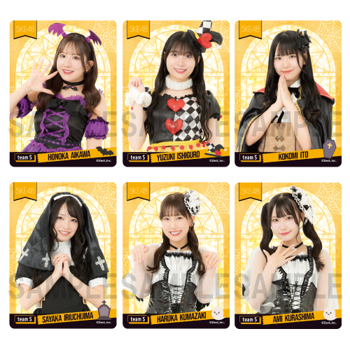 SKE48 2025 HALLOWEEN GOODS クリアトレーディングカード チームS