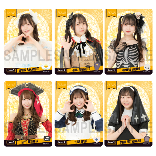 SKE48 2025 HALLOWEEN GOODS クリアトレーディングカード チームS