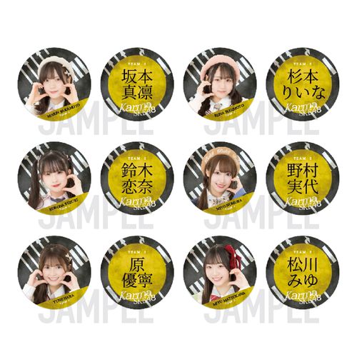 「Karma」缶バッジ（2個セット）【チームS】