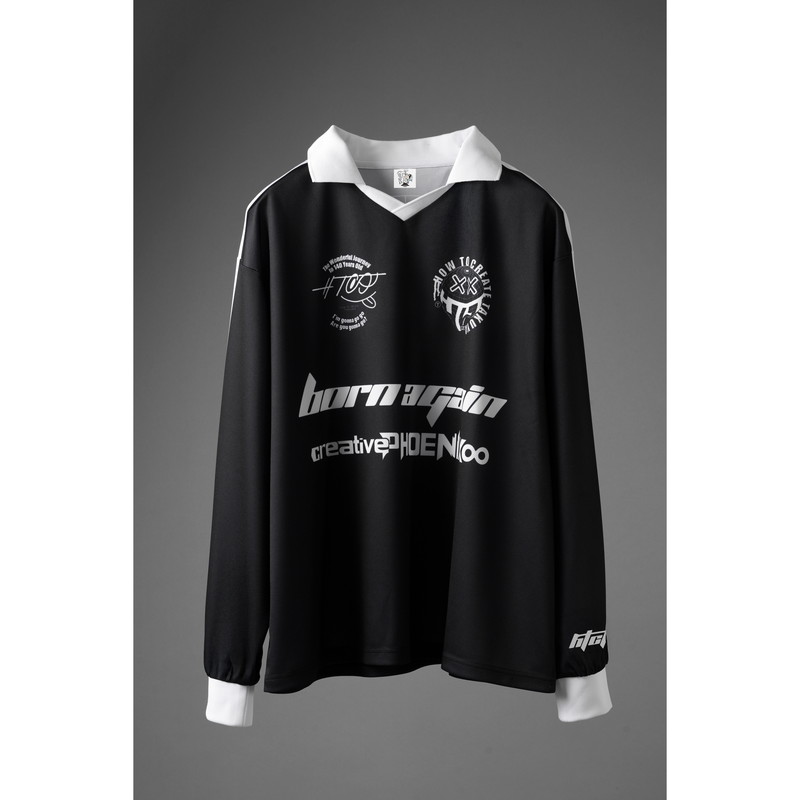 WANIMA フットボールシャツ S/Mサイズ ブラック WANIMA ワンチャンフェス フットボールシャツ ブラック L/XL