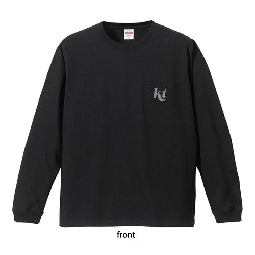 blue eggplant field バックプリントロングTシャツ