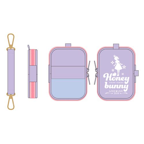 【田村ゆかり LOVE ♡ LIVE 2024 *Honey bunny*】おでかけミニアクスタポーチ