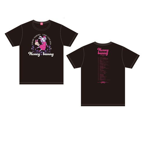 【田村ゆかり LOVE ♡ LIVE 2024 *Honey bunny*】Tシャツ【第三弾】 / ピンク