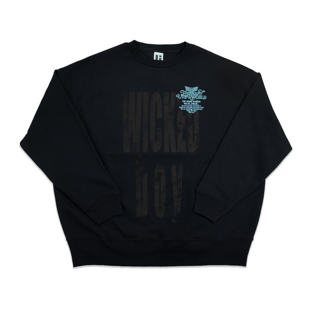 WICKED boy スウェット（ブラック）