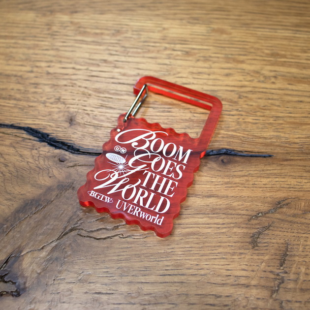 アクリルカラビナ（オレンジ）