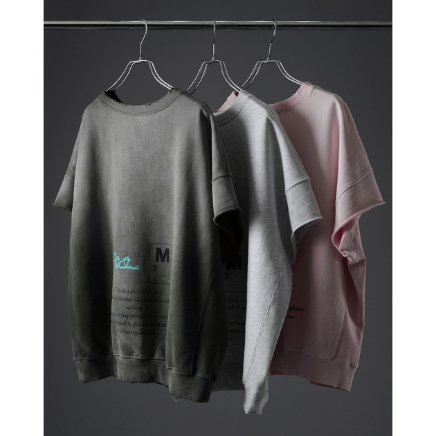 【TAKUYA∞ Produce】htct∞×M SWEAT (半袖スウェット)（グレー）