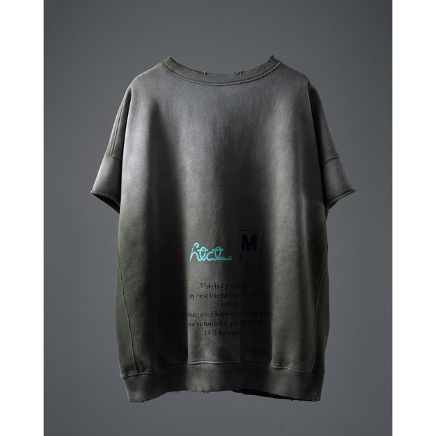 【TAKUYA∞ Produce】htct∞×M SWEAT (半袖スウェット)（カーキ）
