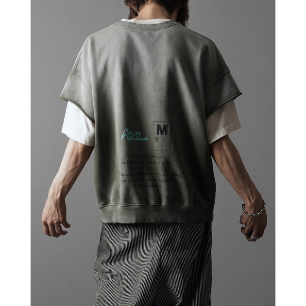 【TAKUYA∞ Produce】htct∞×M SWEAT (半袖スウェット)（カーキ）
