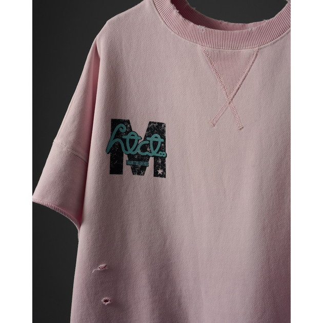 【TAKUYA∞ Produce】htct∞×M SWEAT (半袖スウェット)（ピンク）