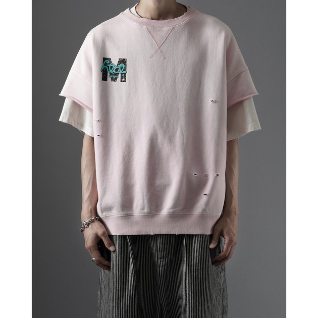 【TAKUYA∞ Produce】htct∞×M SWEAT (半袖スウェット)（ピンク）