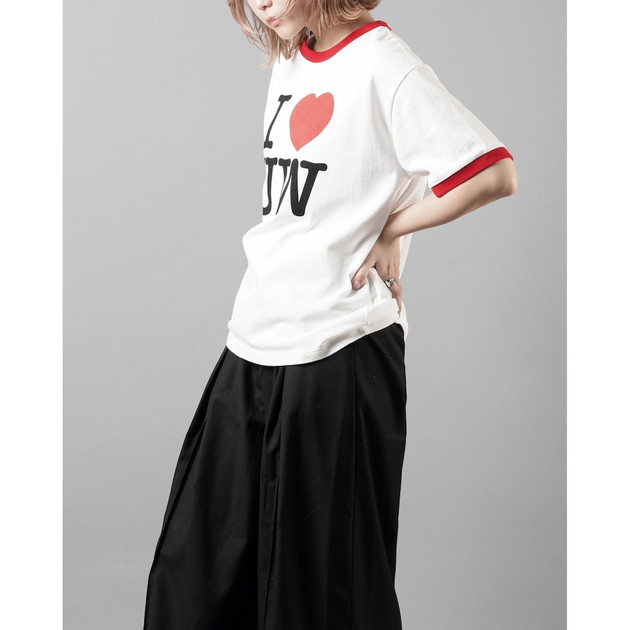 UVERworld×SAINT Mxxxxxx RINGER T-SHIRT（ホワイト×レッド）