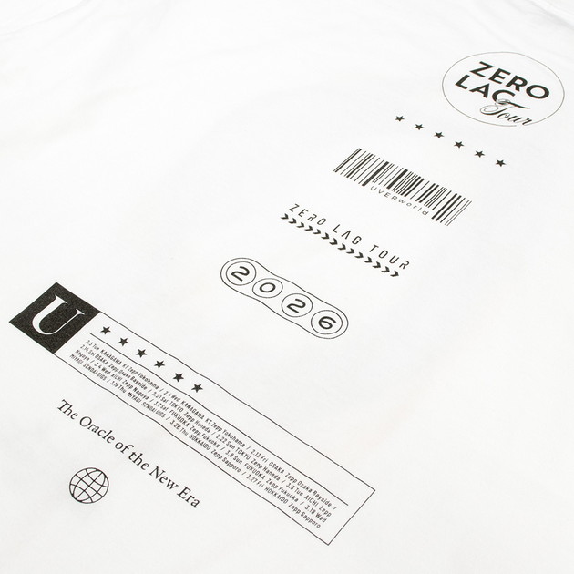 ZERO LAG TOUR ロングスリーブTシャツ（ホワイト）