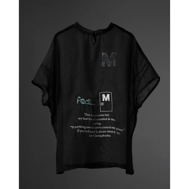 【TAKUYA∞ Produce】htct∞×M SHEER TOP（ブラック）