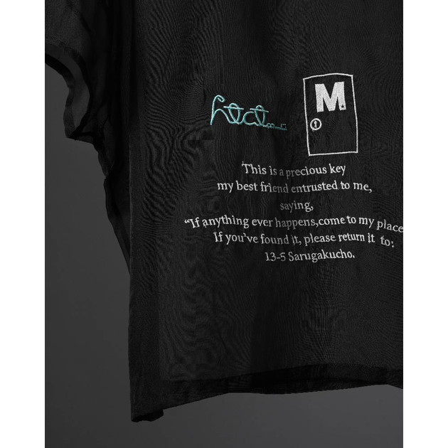 【TAKUYA∞ Produce】htct∞×M SHEER TOP（ブラック）