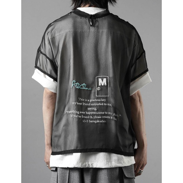 【TAKUYA∞ Produce】htct∞×M SHEER TOP（ブラック）