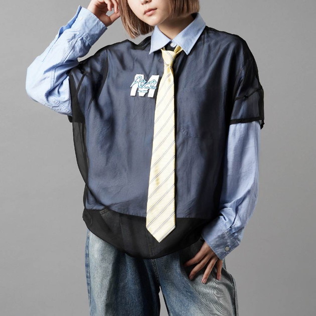 【TAKUYA∞ Produce】htct∞×M SHEER TOP（ブラック）