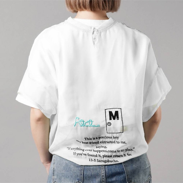 【TAKUYA∞ Produce】htct∞×M SHEER TOP（ホワイト）