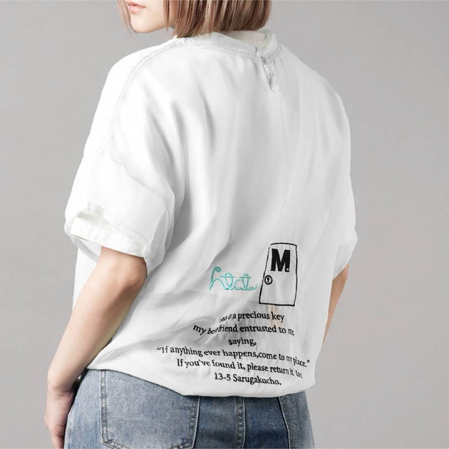 【TAKUYA∞ Produce】htct∞×M SHEER TOP（ホワイト）