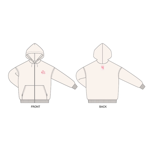 TWICE JAPAN 2nd ALBUM 『&TWICE』RELEASE EVENT ボアパーカー/BEIGE