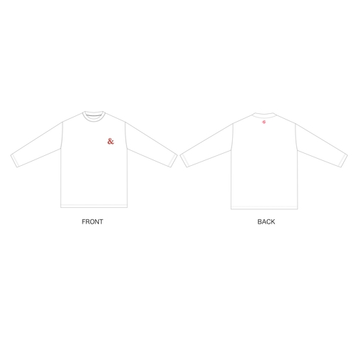 TWICE JAPAN 2nd ALBUM 『&TWICE』RELEASE EVENT &TWICEロングTシャツ/WHITE